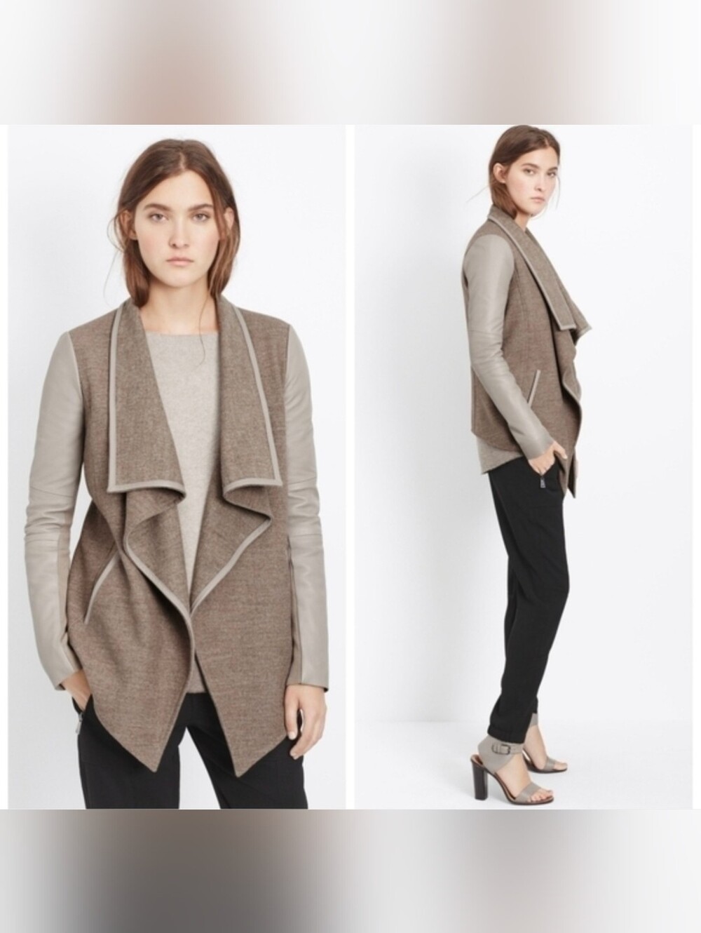 Vince wool drape jacket